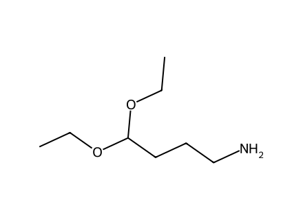 4-aminobutyraldehyde-diethyl-acetal molecular structure