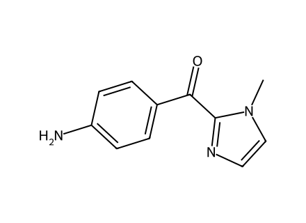 4-aminophenyl-1-methyl-1h-imidazol-2-yl-methanone molecular structure
