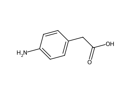 4-Aminophenylacetic Acid molecular structure