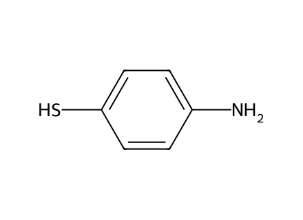 4-Aminothiophenol molecular structure