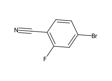 4-Bromo-2-Fluorobenzonitrile molecular structure