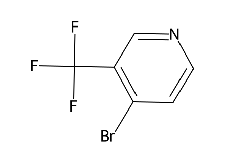 4-Bromo-3-(trifluoromethyl)pyridine molecular structure