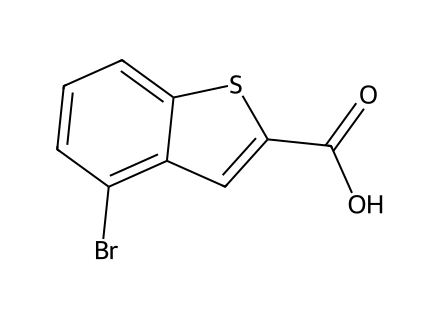 4-Bromobenzo[b]thiophene-2-carboxylic Acid molecular structure
