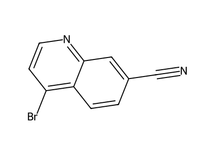 4-Bromoquinoline-7-carbonitrile molecular structure