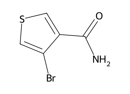 4-bromothiophene-3-carboxamide molecular structure