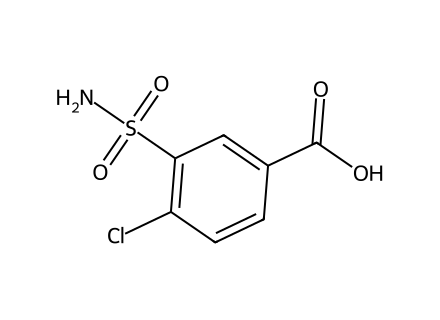 4-Chloro-3-Sulfamoylbenzoic Acid molecular structure