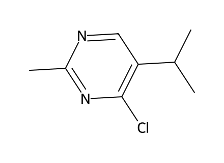 4-Chloro-5-isopropyl-2-methylpyrimidine molecular structure
