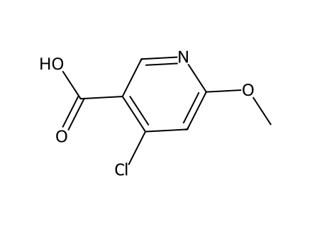 4-Chloro-6-methoxypyridine-3-carboxylic acid molecular structure