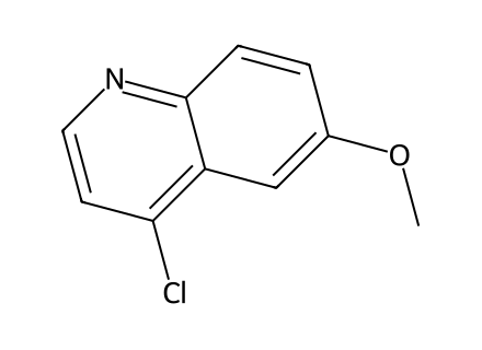 4-Chloro-6-methoxyquinoline molecular structure