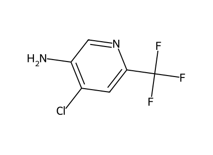 4-Chloro-6-(trifluoromethyl)pyridin-3-amine molecular structure