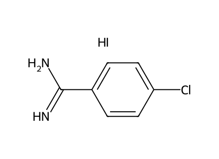 4-chlorobenzamidine-hydriodide molecular structure