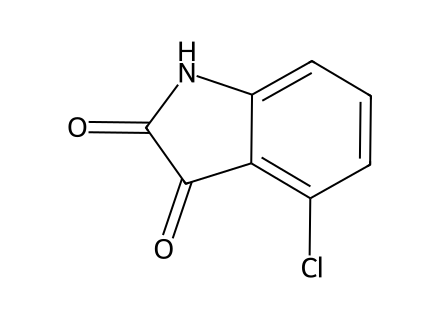 4-chloroisatin molecular structure