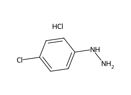 (4-Chlorophenyl)hydrazine hydrochloride molecular structure
