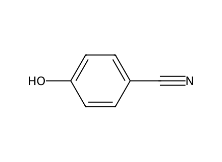 4-Cyanophenol molecular structure