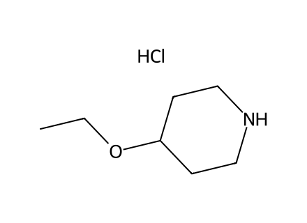 4-Ethoxypiperidine hydrochloride molecular structure