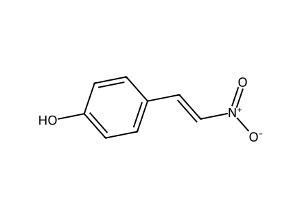 4-Hydroxy-β-nitrostyrene molecular structure