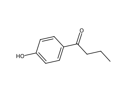 4-hydroxybutyrophenone molecular structure