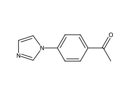 4'-(Imidazol-1-Yl)Acetophenone molecular structure