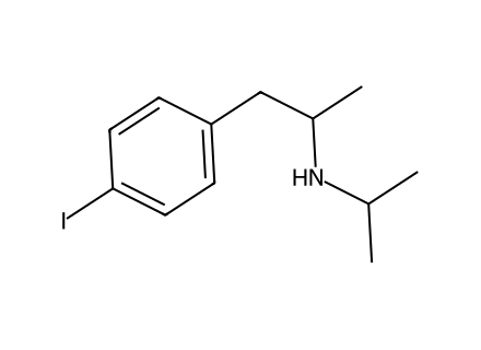 4-Iodo-N-ISOpropyl-Amphetamine molecular structure