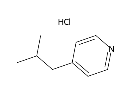 4-ISObutylpyridine Hydrochloride molecular structure