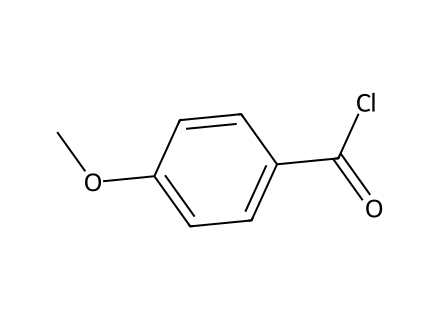 4-Methoxybenzoyl Chloride molecular structure