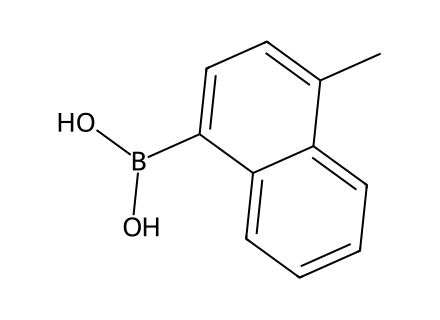 4-Methyl-1-naphthaleneboronic acid molecular structure