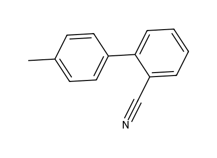 4-methyl-2-biphenylcarbonitrile molecular structure