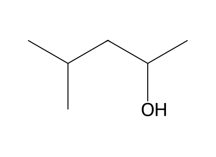 4-Methyl-2-Pentanol molecular structure