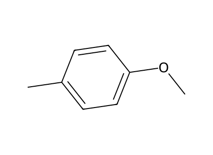 4-Methylanisole molecular structure
