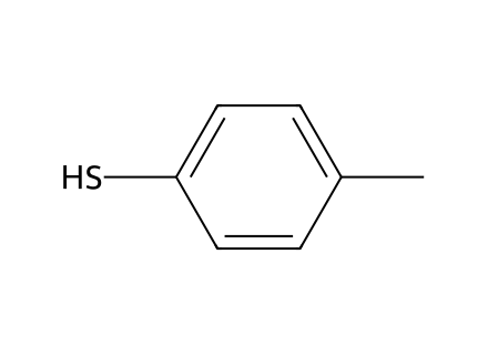 4-methylbenzenethiol-sodium-salt molecular structure