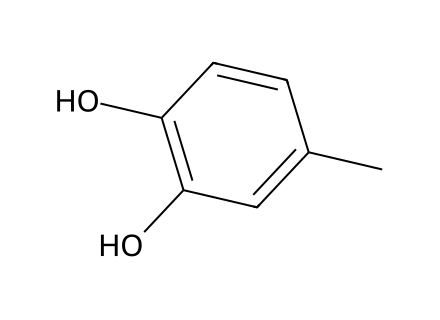 4-Methylcatechol molecular structure