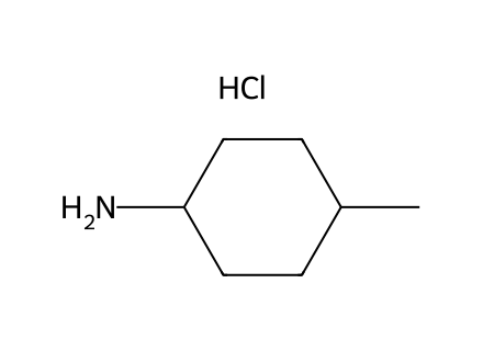 4-Methylcyclohexylamine hydrochloride, cis + trans, 98+% molecular structure