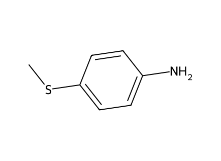 4-(Methylthio)Aniline molecular structure