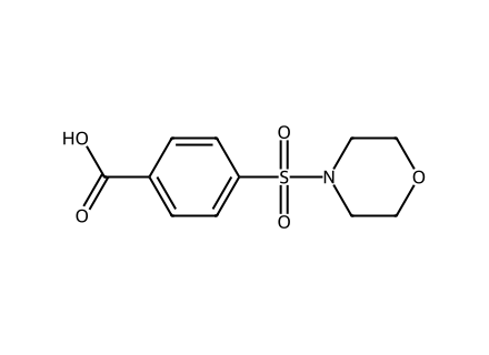 4-(Morpholine-4-sulfonyl)-benzoic acid molecular structure