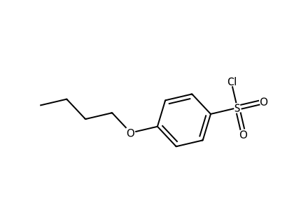 4-n-Butoxybenzenesulfonyl chloride molecular structure