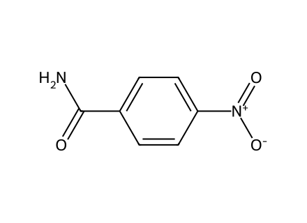 4-Nitrobenzamide molecular structure