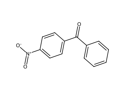 4-Nitrobenzophenone molecular structure