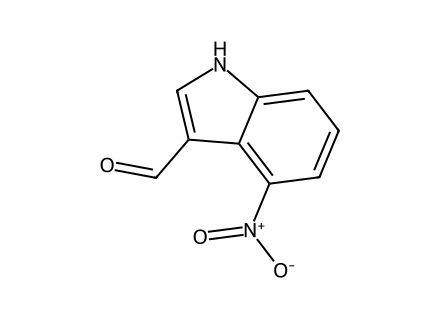 4-Nitroindole-3-Carboxaldehyde molecular structure