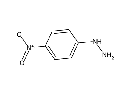 4-Nitrophenylhydrazine, moistened with >30% water molecular structure