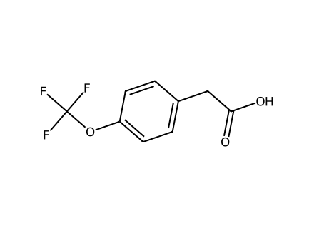 4-(Trifluoromethoxy)Phenylacetic Acid, 9 molecular structure