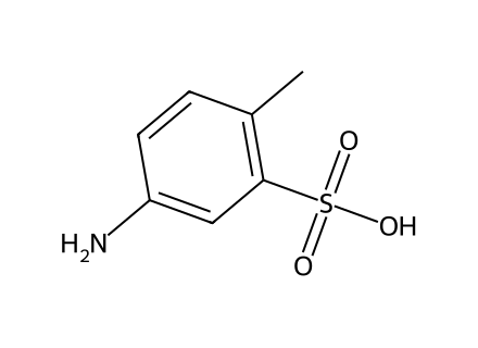 5-Amino-2-methylbenzenesulfonic acid molecular structure