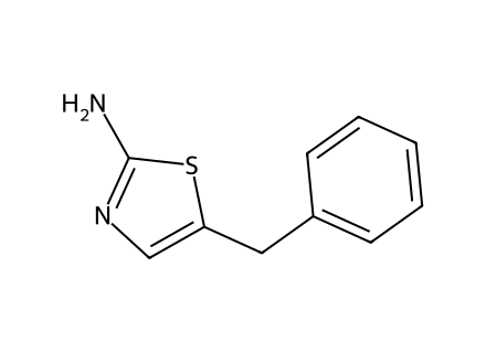 5-benzyl-thiazol-2-ylamine molecular structure