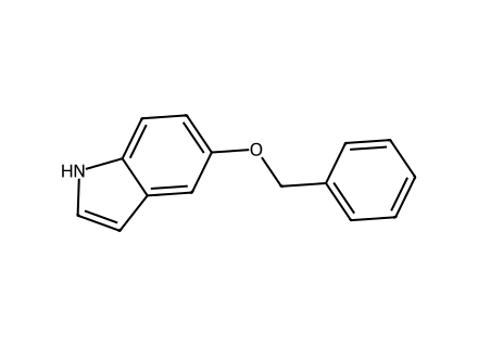 5-benzyloxyindole molecular structure