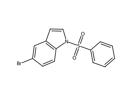 5-Bromo-1-(phenylsulfonyl)-1H-indole molecular structure