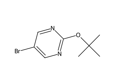 5-Bromo-2-(tert-butoxy)pyrimidine molecular structure