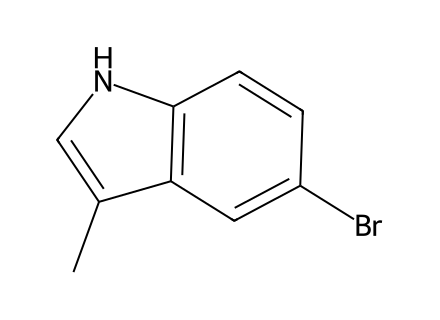 5-Bromo-3-Methylindole molecular structure