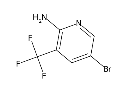 5-Bromo-3-(trifluoromethyl)-2-pyridinylamine molecular structure