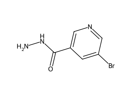 5-Bromopyridine-3-carbohydrazide molecular structure