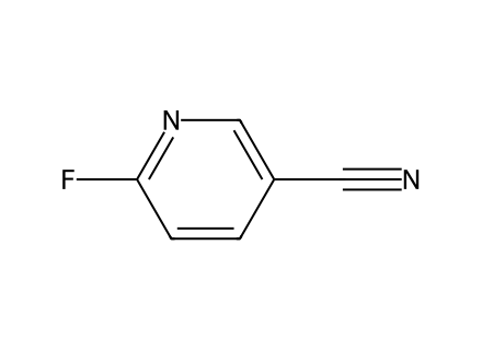 5-Cyano-2-fluoropyridine structural formula