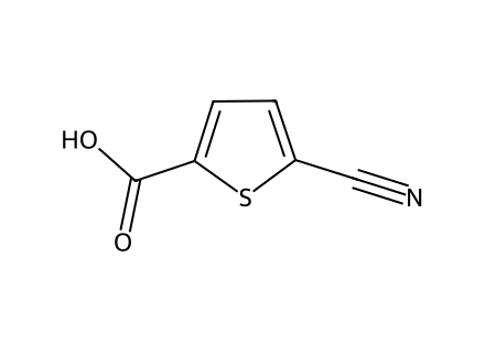 5-Cyanothiophene-2-carboxylic acid molecular structure
